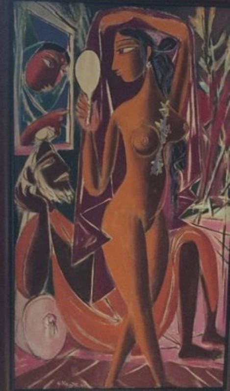 GEORGE KEYYT UNTITLED 1965 OIL ONCANAS